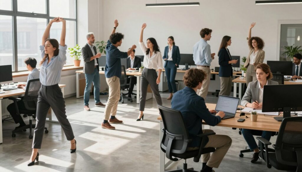 Mikrobewegungen am Arbeitsplatz