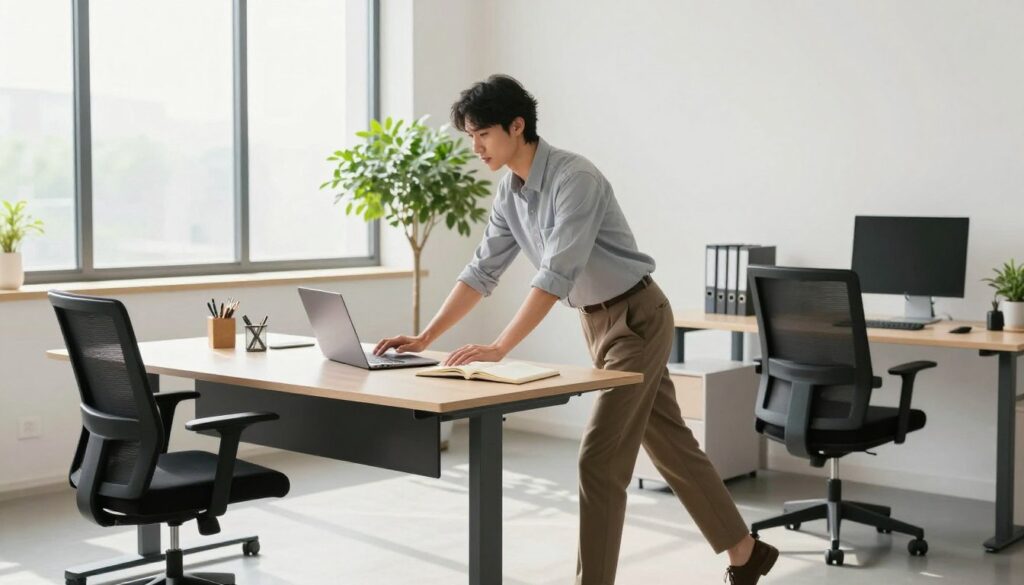 Statisches Sitzen Homeoffice